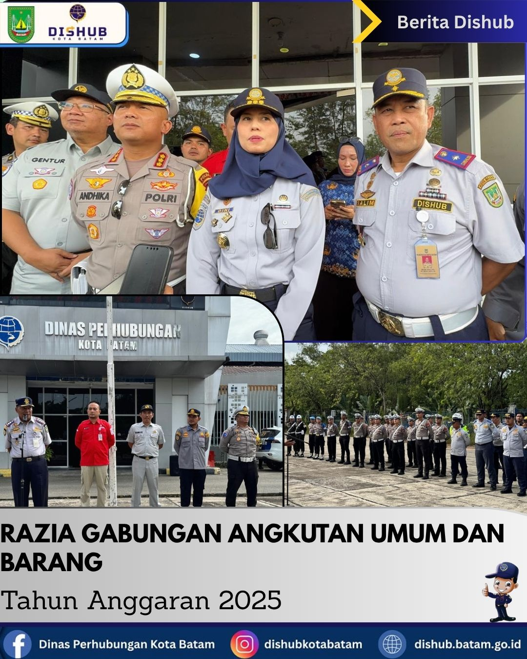 Razia Gabungan Angkutan Umum dan Barang Tahun Anggaran 2025